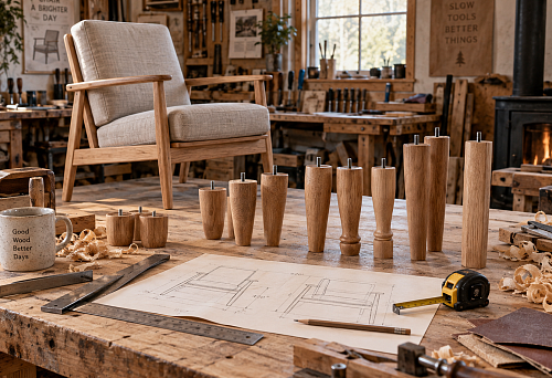 Wooden legs for an armchair: how to choose the height of the supports without ruining the seating position