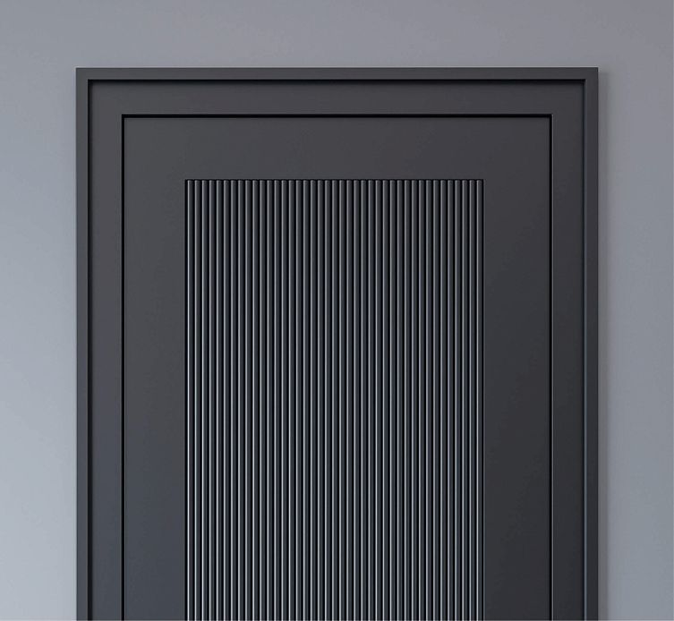 Decorating an interior door with a primed slatted panel PAN-002