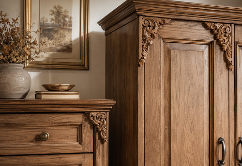 Wooden furniture corner protectors: how to choose carved decor for facades, chests of drawers, and cabinets