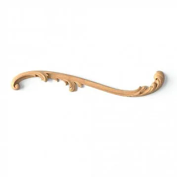 Carved Insert from Oak or Beech N-423R for Kitchen Decoration