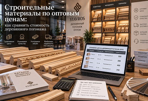 Building materials at wholesale prices and wooden trim