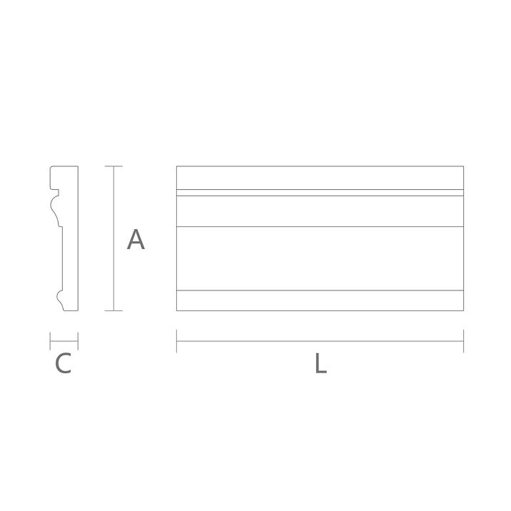 MLD-M-007.1 trim drawing