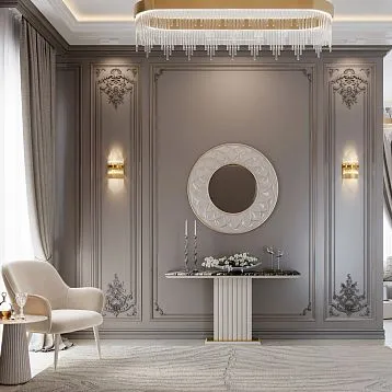 C.VRS-059 decor set made of natural wood