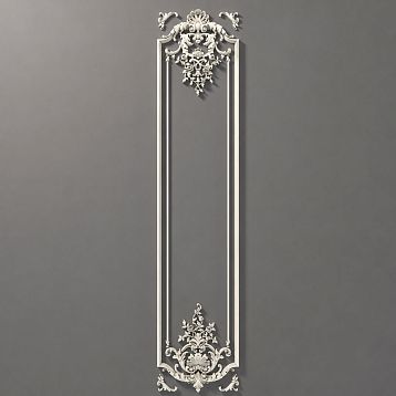 Overall view of Relief decoration CPU.VRS-059 with rich ornament and smooth scrolls.