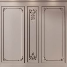 Close-up of the corner element of the stucco decor set CPU-13-2 Peterhof