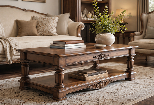 Designer coffee table from STAVROS components: how to buy table legs, choose an underframe and decor for the project