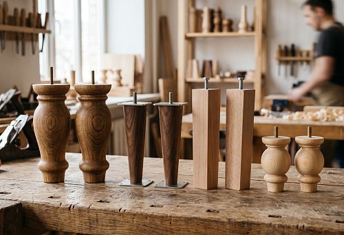 Buy furniture legs in Moscow: how to choose wooden supports for a cabinet, chest of drawers, wardrobe, and sofa