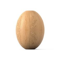 Decorative geometric shape KN-002 made of wood for post or baluster