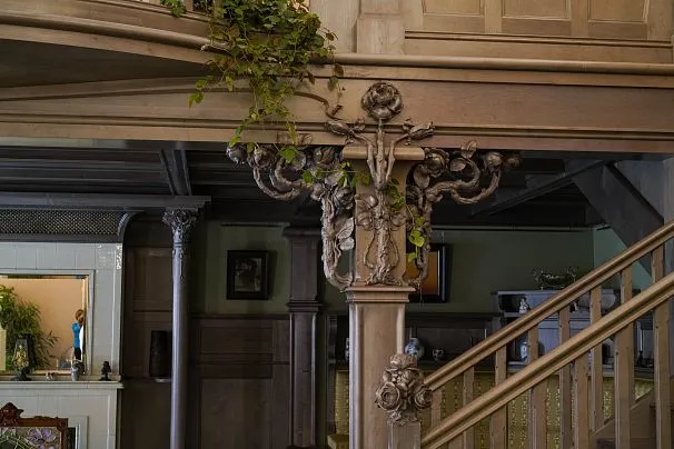 Rose Gold 50V Socket Cover. Door Handles on Socket. Image