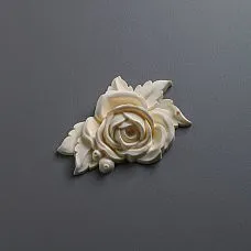 Carved overlay NPU-473 made of polyurethane - a decorative element for interior