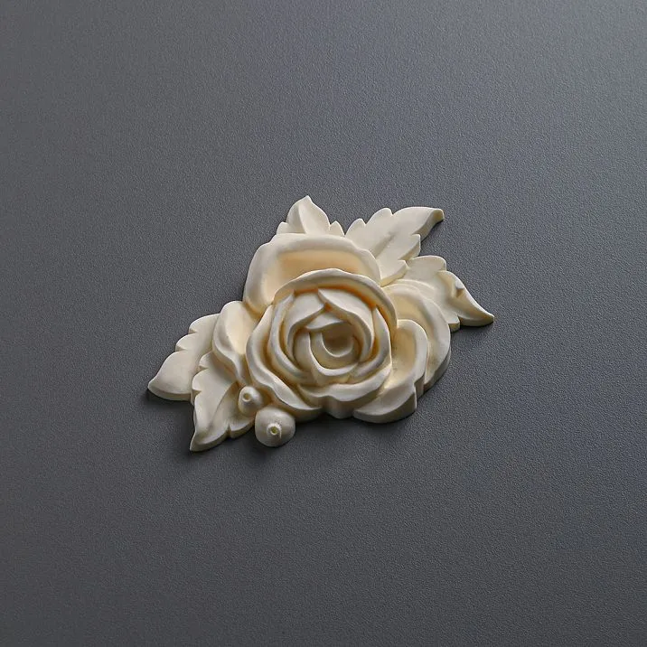 Carved overlay NPU-473 made of polyurethane - a decorative element for interior