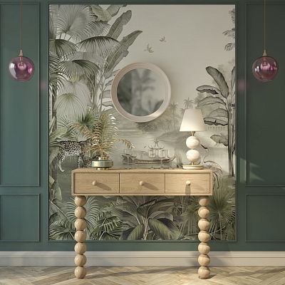 Furniture leg MN-221 для консоли в интерьере с шарообразным дизайном