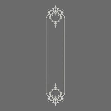 Set of stucco decor CPU-7-1 for designing a STAVROS wall panel