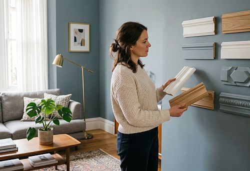 Molding for the living room: how to choose decorative wall profile