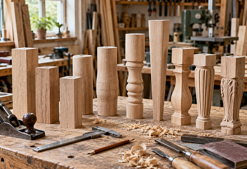 Furniture leg blanks: which base to choose for your own workshop finishing