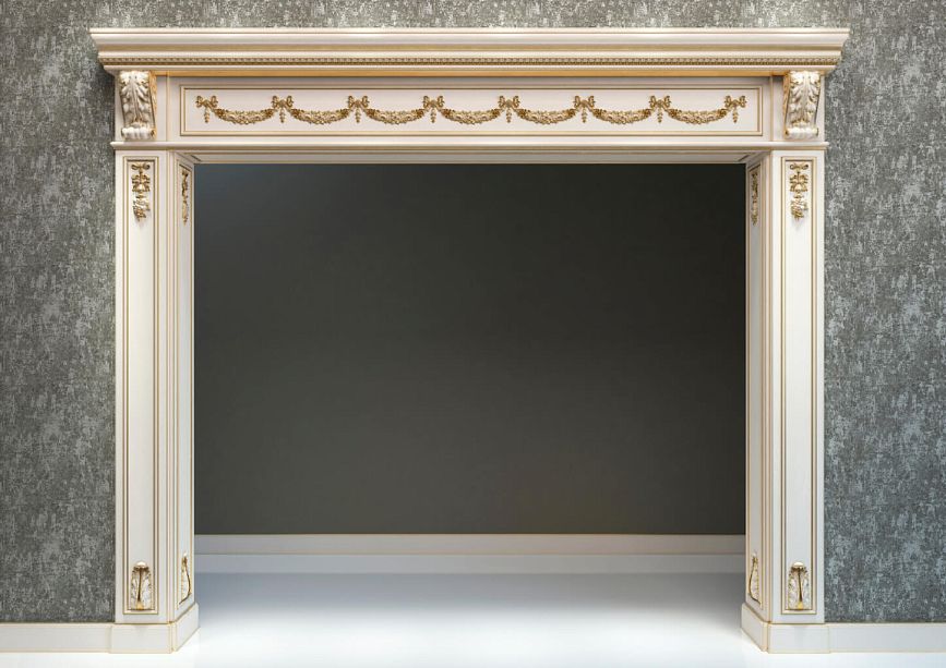 Garland ornament and decorative elements of portal PRT-009