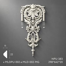 Polyurethane molding NPU-383. Decor for moldings. Image 698d92dc925e3