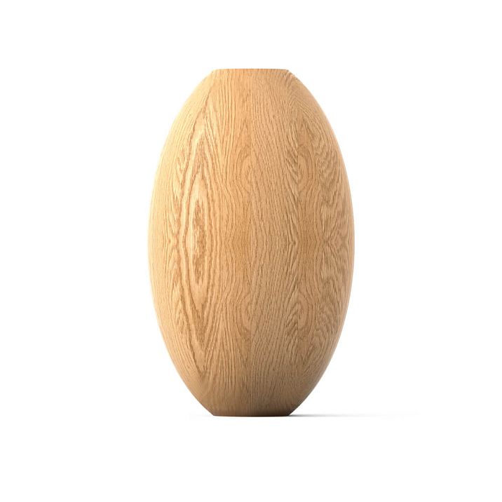 Decorative wooden figure KN-003 for a rod, post, or baluster