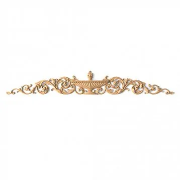 Carved Insert N-268, wooden decor in interior, application