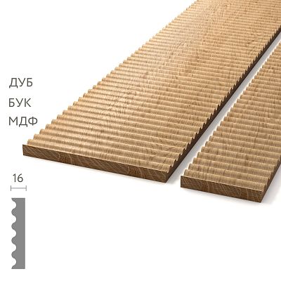Mouldings из дерева for furniture и стен K-097