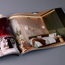Page of the STAVROS catalog with polyurethane decorative elements and stucco decor samples