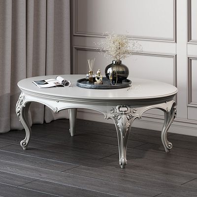 Tableик журнальный Versailles 002-010 из дерева в интерьере на фото