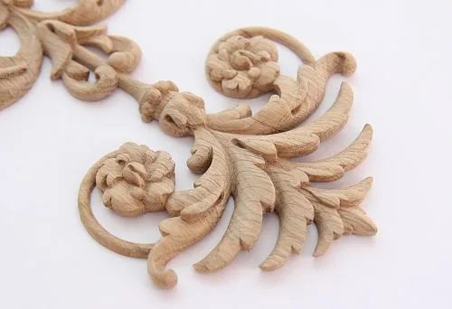 Decorative wooden element with exquisite patterns