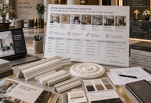 D&eacute;cor for contract projects in public interiors