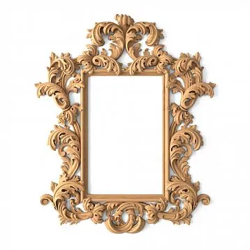 Carved RM-017 Frame from Solid Wood