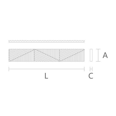 Carved molding из полиуретана KPU-111 чертеж для размеров