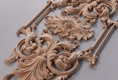 Elegant Ornament for Interior Decoration &ndash; Wood Carving Elements.