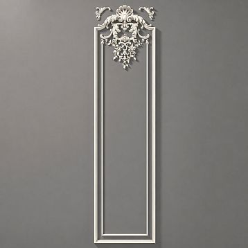 Overall view of Relief decoration CPU.VRS-060, showcasing rich ornament and smooth scrolls.