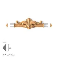 Decorative connecting element N-400.1 made of wood
