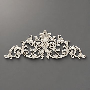 Carved Molding from Polyurethane NPU-095. Stucco Decoration
