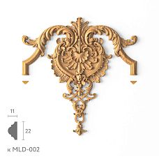 Detailed carving on the insert N-411