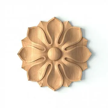 Carved rosette R-002 in interior