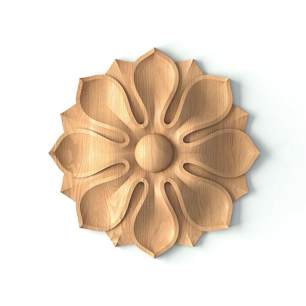 Carved rosette R-002 - 0
