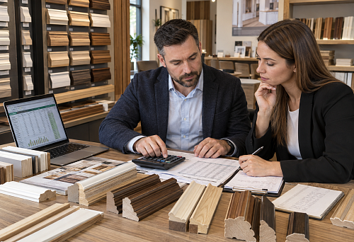 Calculating the profit of a wholesale order for wooden trim