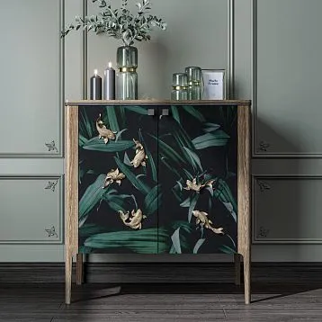 Relief decoration NPU-484 Fish made of polyurethane on a gray background, detailed execution.