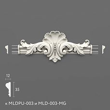Polyurethane molding NPU-434.1. Molding decor. Image 6995512af0577