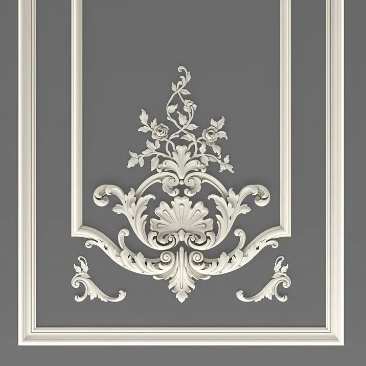 CPU-5-3 kit &mdash; list of elements: NPU.VRS overlays and MLD moldings, stucco decor set specification