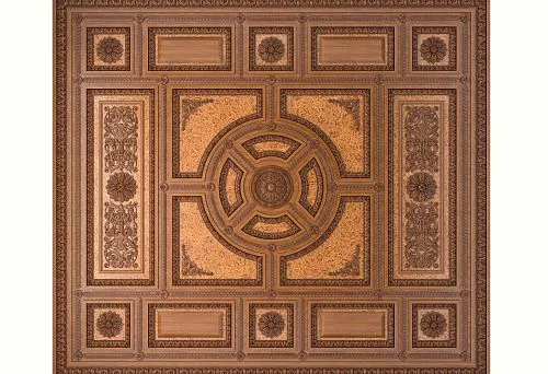 Unique ceiling decoration by yourself in a modern interior