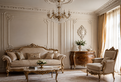 How to choose stucco for Baroque furniture: moldings, rosettes and decorative elements without overload