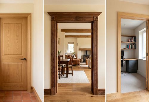 Wooden door casing: how to choose a frame for an interior door, portal, and opening