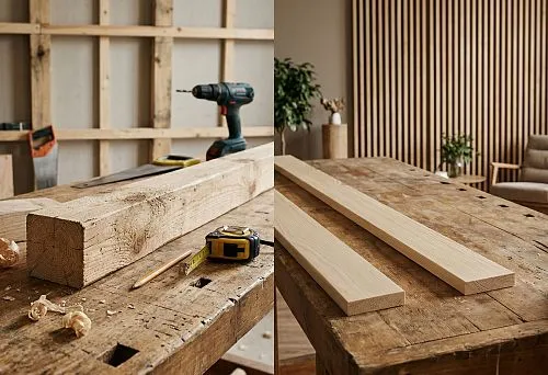 Wooden Block and Batten: What to Choose for Finishing, Decoration, and Hidden Framing