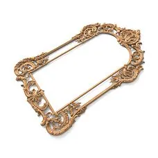 Elegant carved frame from beech RM-048