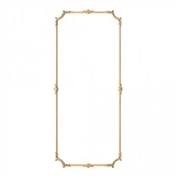 Wooden decor set C-004-1-2 with geometric ornament