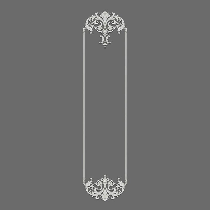 Set of stucco decor CPU-11-1 Ekateringof for wall decoration made of polyurethane and MDF