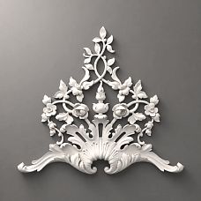 Molding decor &mdash; carved polyurethane overlay NPU.VRS-014R for walls and ceilings