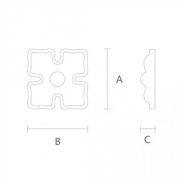 Carved Outlet R-040 in Gothic Style